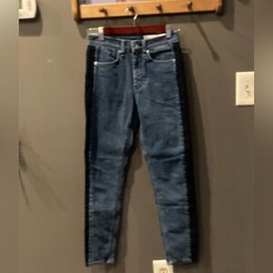 Rag&Bone size 25 indigo side stripe jeans excellent condition